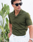 Green Polo Dubai. Formal Green Polo. Verde Riva Polo. Green resort polo. Green Polo Shirt